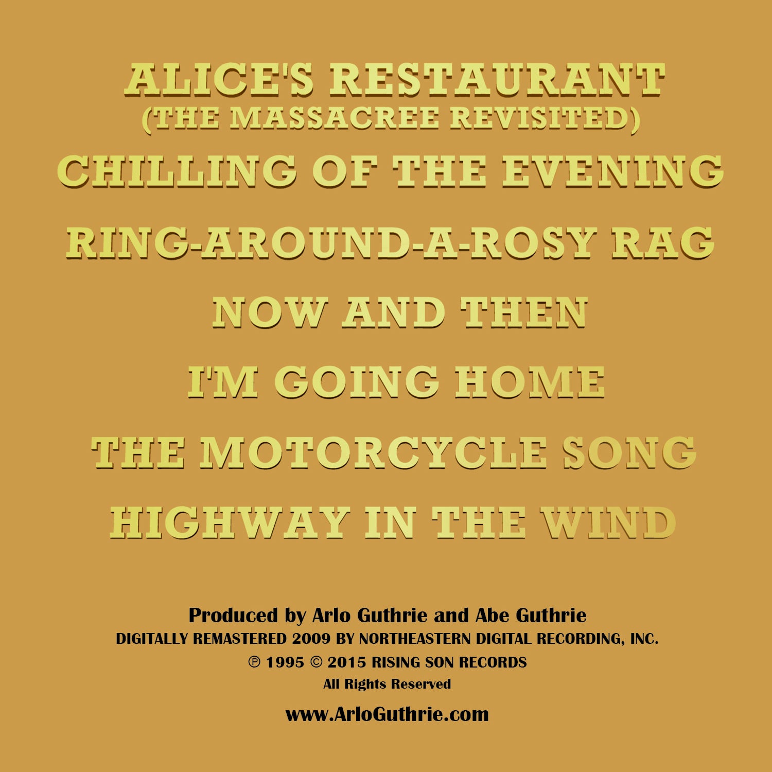 Alice's Restaurant: The Massacree Revisted (1996) CD – Arlo Guthrie