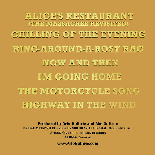 Alice's Restaurant: The Massacree Revisted (1996) CD – Arlo Guthrie