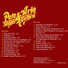 Load image into Gallery viewer, Pete Seeger &amp; Arlo Guthrie - Together in Concert (1975) CD
