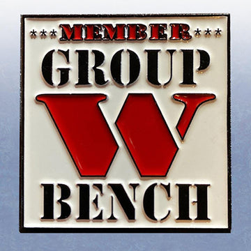Group W Sign Group W Bench Member pins – Arlo Guthrie